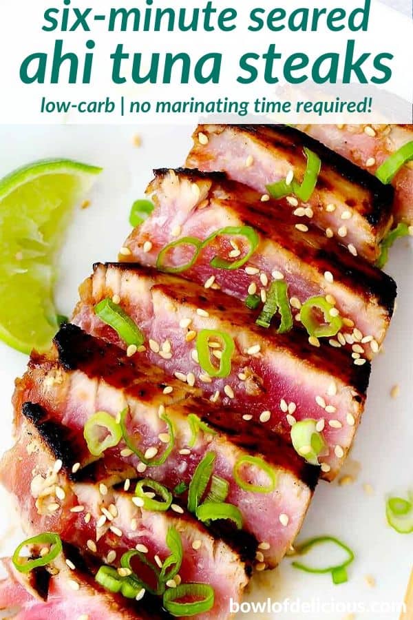 pinterest image for ahi tuna