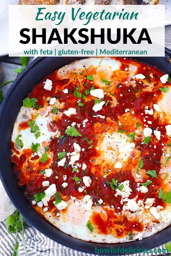 Pinterest image for shakshuka.