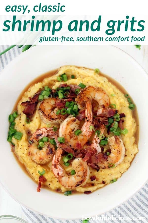 pinterest image for shrimp and grits