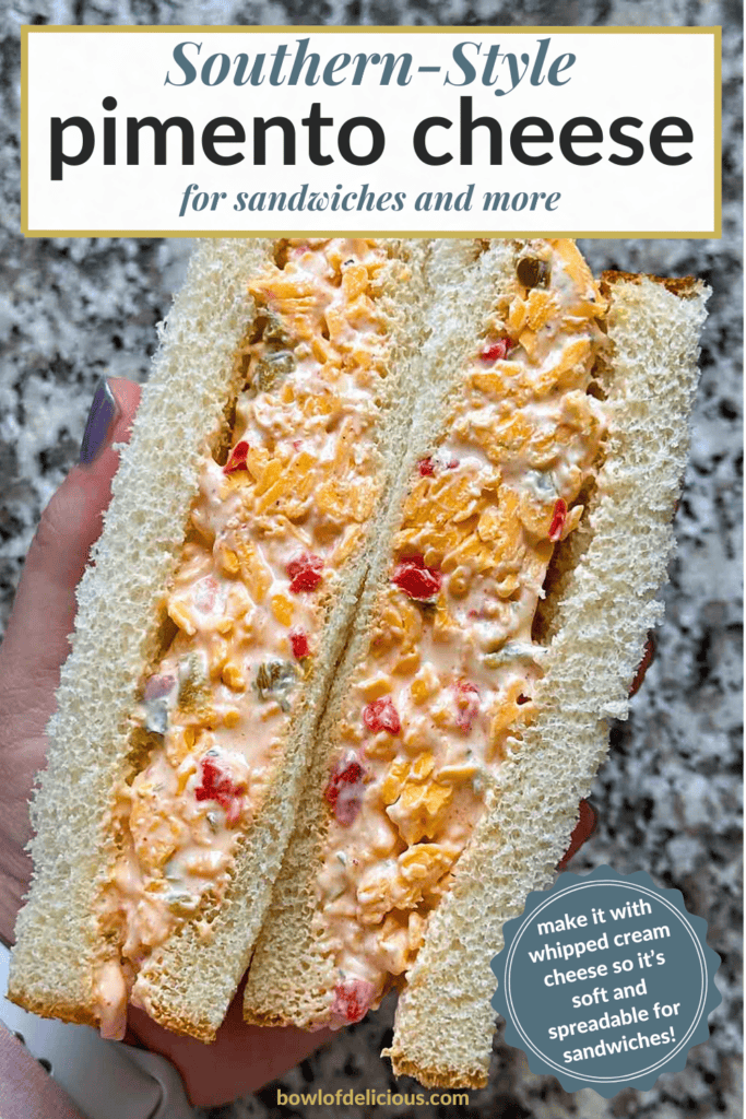Pinterest image for pimento cheese.